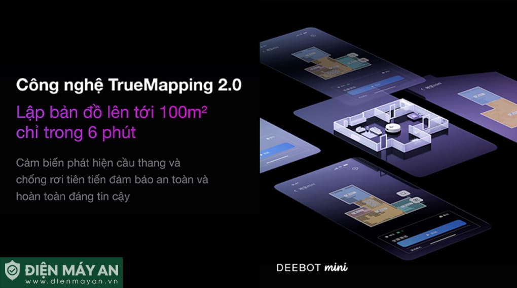 Robot hút bụi lau nhà Ecovacs Deebot Mini